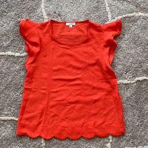Flutter sleeve top